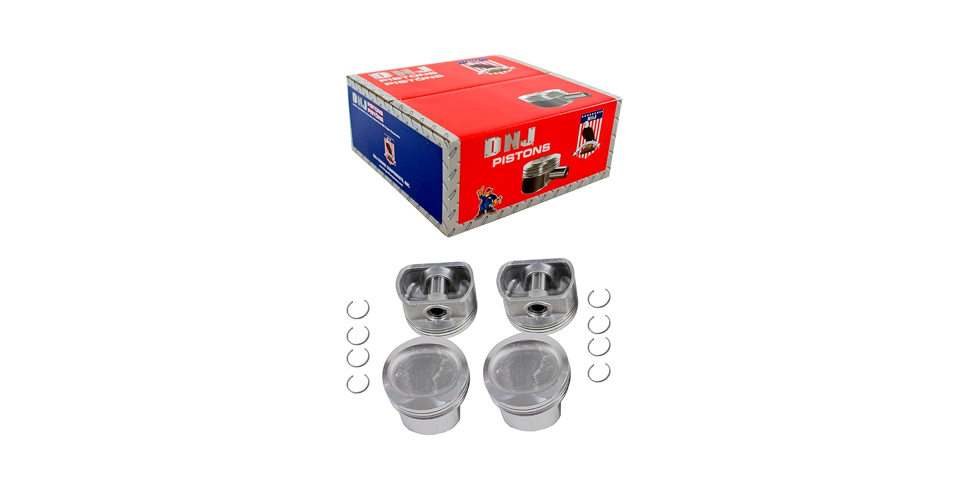 Amazon.com: DNJ Piston Set Standard Size P951 For 00-08